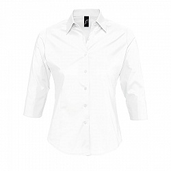 Рубашка женская "Effect", белый_M, 97% х/б, 3% п/э, 140г/м2