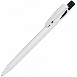 TWIN, ручка шариковая, черный/белый, пластик
