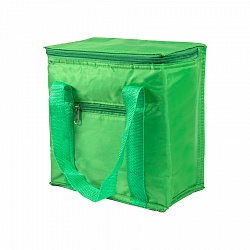 Сумка-холодильник, 5,7 л; зеленый; 20,7х11,8х23,5 см (5,7 л); полиэстер